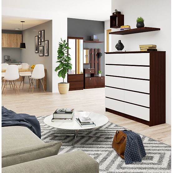 SIDEBOARD K120 10SZ CLP WENGE / WHITE