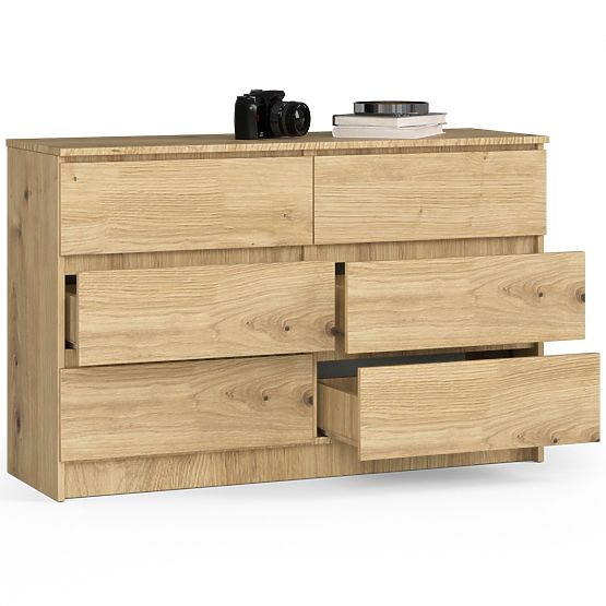 SIDEBOARD K120 6 DRAWERS CLP ARTISAN OAK