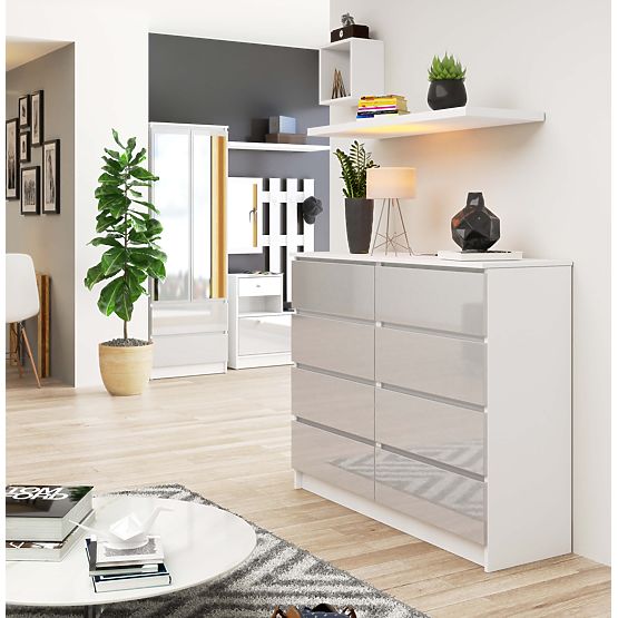 SIDEBOARD K120 8DR METALLIC GLOSS