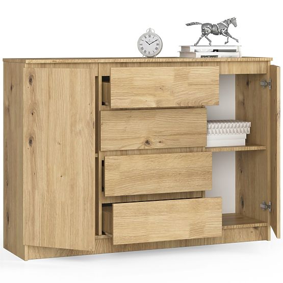 SIDEBOARD K140 2D 4DR CLP PK ARTISAN OAK