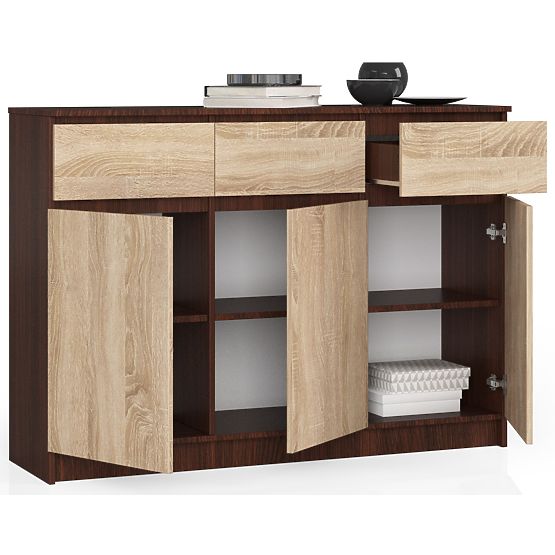 SIDEBOARD K140 3D 3DR CLP WENGE / SONOMA