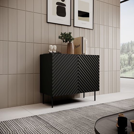 Sideboard ONDA 2D black/artisan