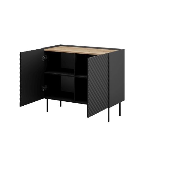 Sideboard ONDA 2D black/artisan