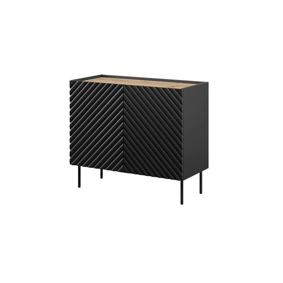 Sideboard ONDA 2D black/artisan