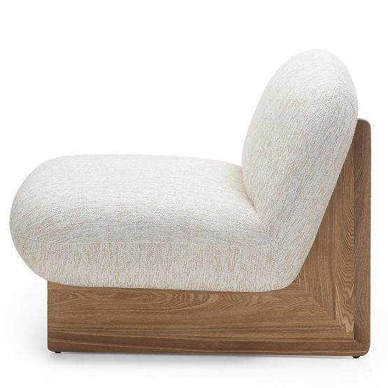Silia Relaxation Chair Beige/Natural, Rounded Shapes