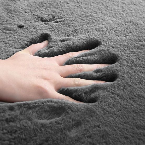 Silk Carpet Rabbit - Dark Grey