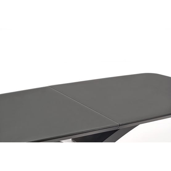 SILVESTRO Extendable Table Top - Dark Gray, Leg - Black (2p=1pc)