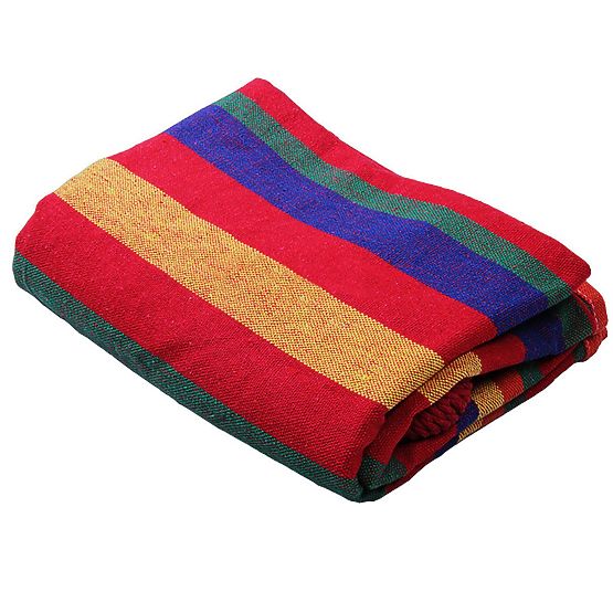 Single Hammock with 40cm Bar 400257 Red