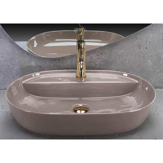 Sink REA Aura 61 Beige Shiny
