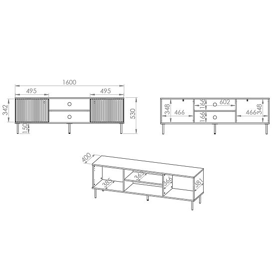 Sophie TV table - beige