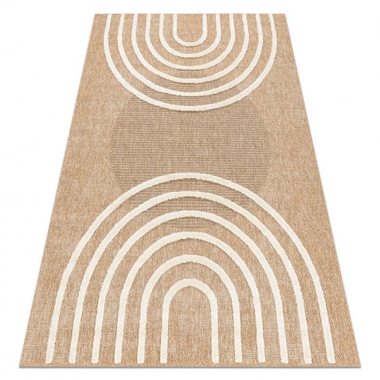 SPARK 0688A Beige/Cream Carpet - Geometric, Sisal, Structural