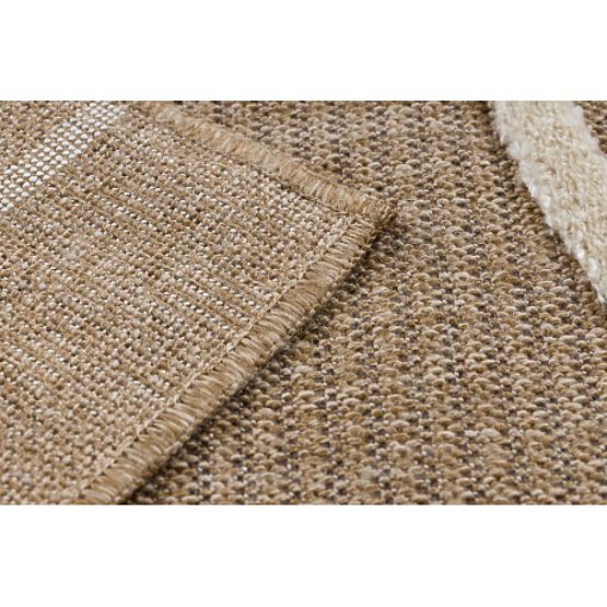 SPARK 0688A Beige/Cream Carpet - Geometric, Sisal, Structural