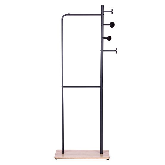 Standing Clothes Rack with Shoe Shelf