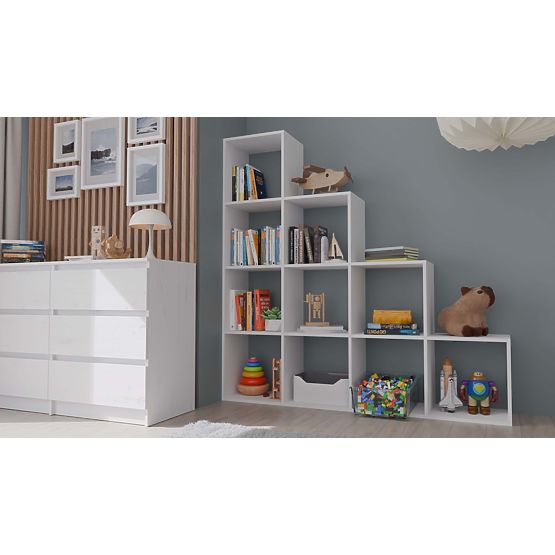 Step 4X4 WHITE Shelf