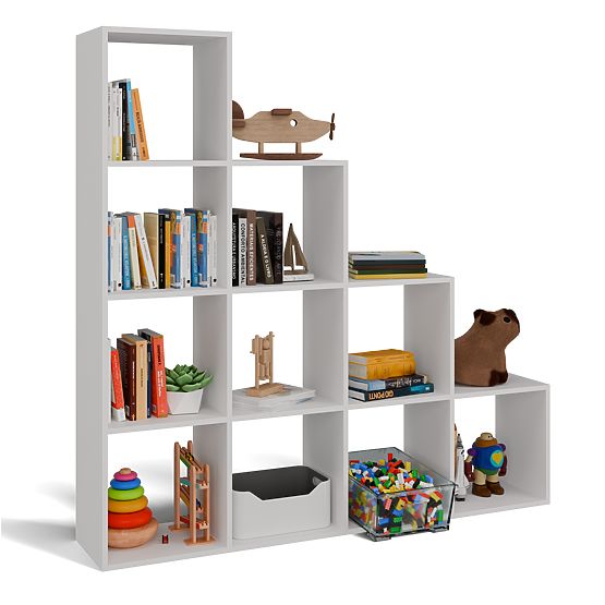 Step 4X4 WHITE Shelf