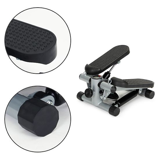 Stepper with Expanders for Fitness Exercise with Counter