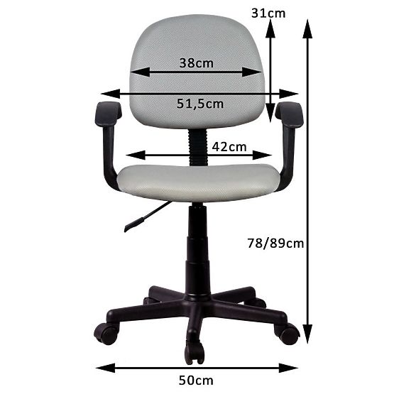 SWIVEL CHAIR FD-3 GRAY