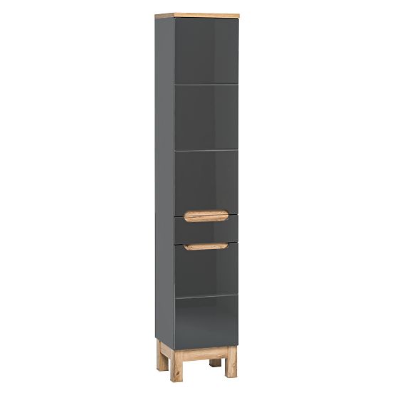 Tall Cabinet 2 Doors 1 Drawer