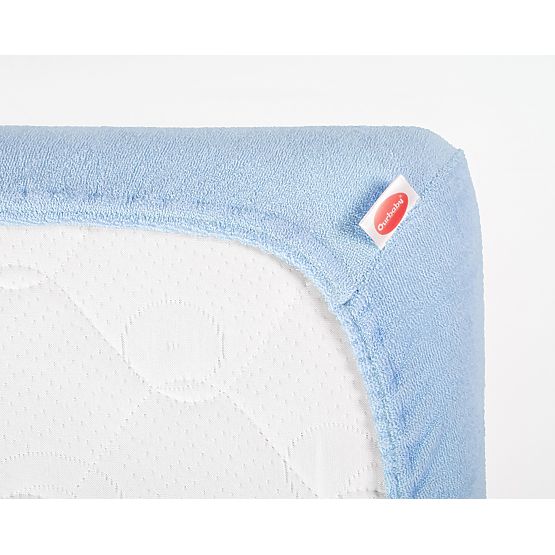 Terry sheet 200x90 cm - light blue