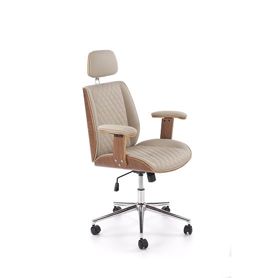 TIMBER Office Chair Walnut/Beige