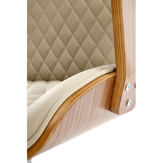 TIMBER Office Chair Walnut/Beige