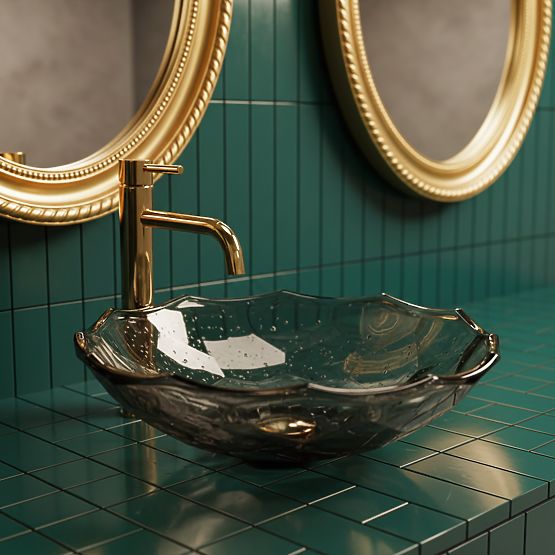 Timeless REA ARCTIC BLACK Washbasin