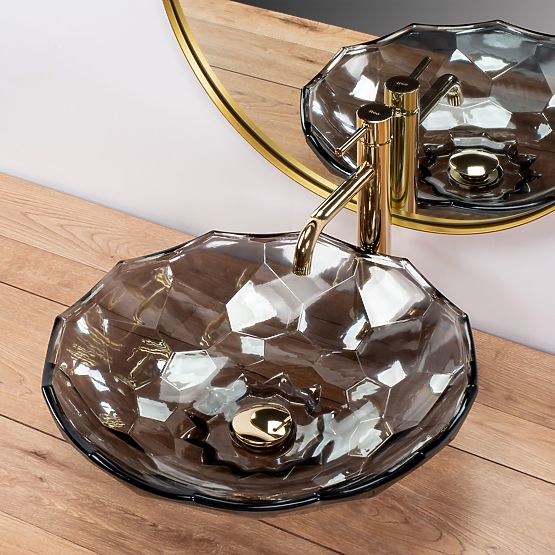 Timeless REA ARCTIC BLACK Washbasin