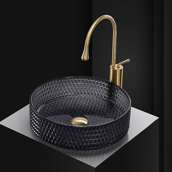 Timeless Rea Cristal 35 Black Sink