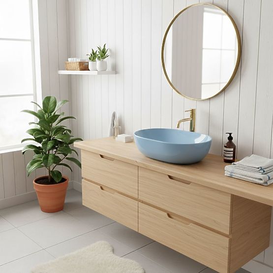 Timeless Rea LISA L.BLUE SHINY Washbasin