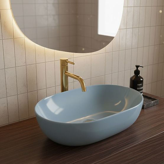 Timeless Rea LISA L.BLUE SHINY Washbasin