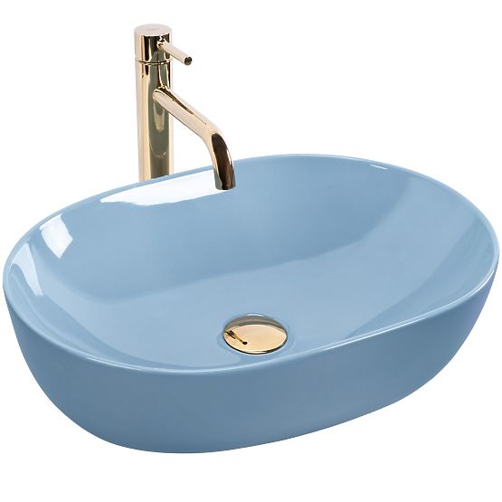Timeless Rea LISA L.BLUE SHINY Washbasin