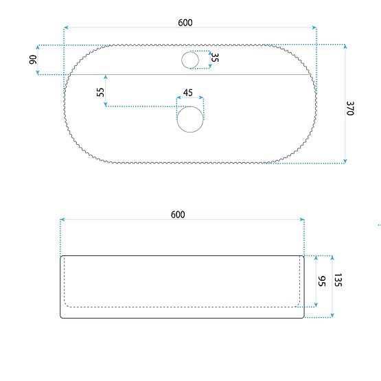 Timeless Rea Marcela 60 Washbasin