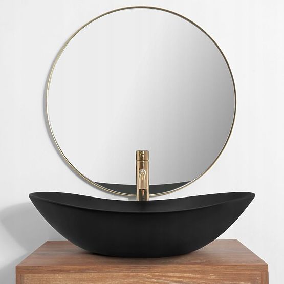 Timeless Rea Royal 60 Black Matte Washbasin