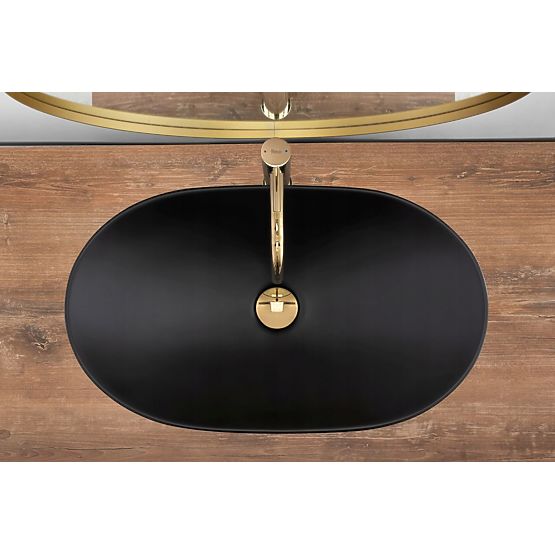 Timeless Rea Royal 60 Black Matte Washbasin
