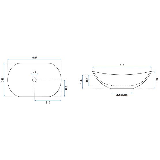 Timeless Rea Royal 60 Washbasin