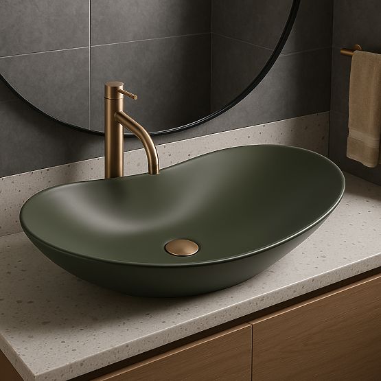 Timeless Rea Royal Olive Matt Sink