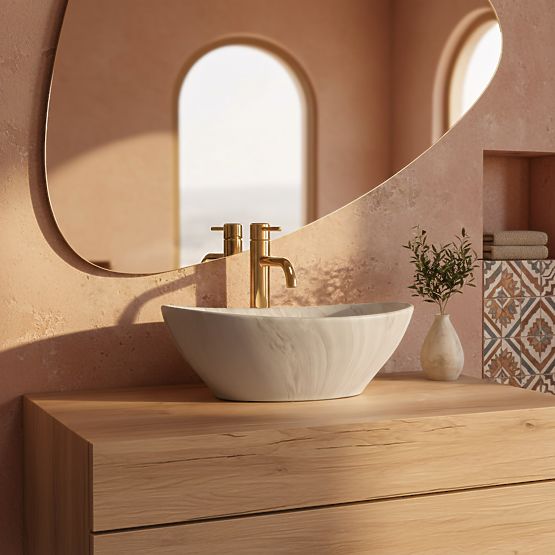 Timeless Rea Sofia Ash Matt Washbasin