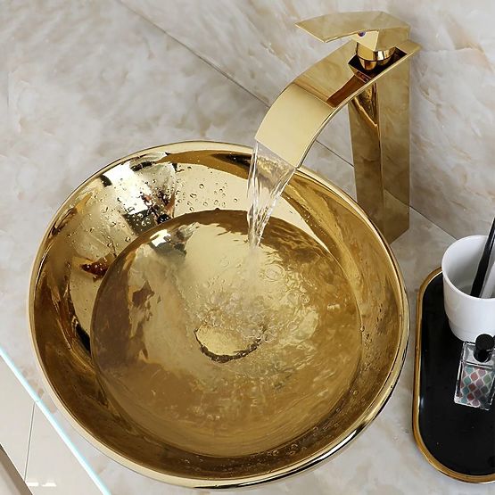 Timeless Rea Sofia Gold Washbasin