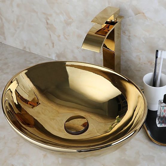 Timeless Rea Sofia Gold Washbasin