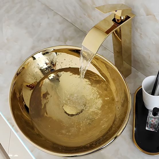 Timeless Rea Sofia Gold Washbasin