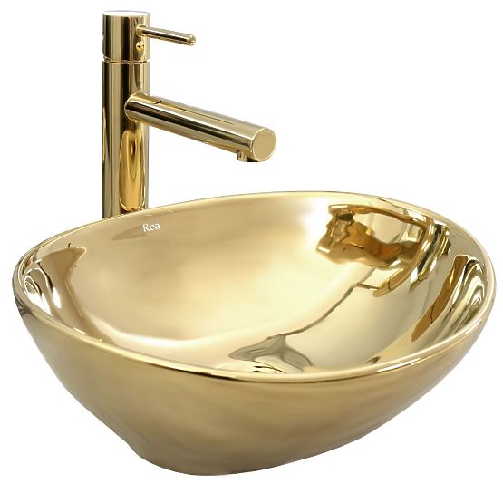 Timeless Rea Sofia Gold Washbasin