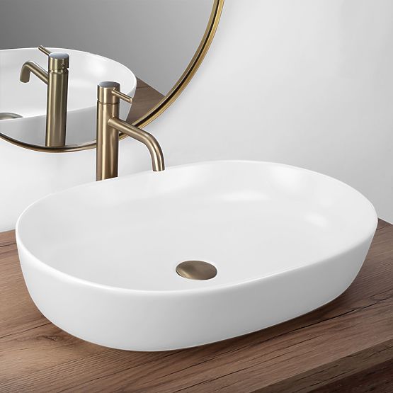 Timeless Washbasin Rea CLEO 61 WHITE MATT