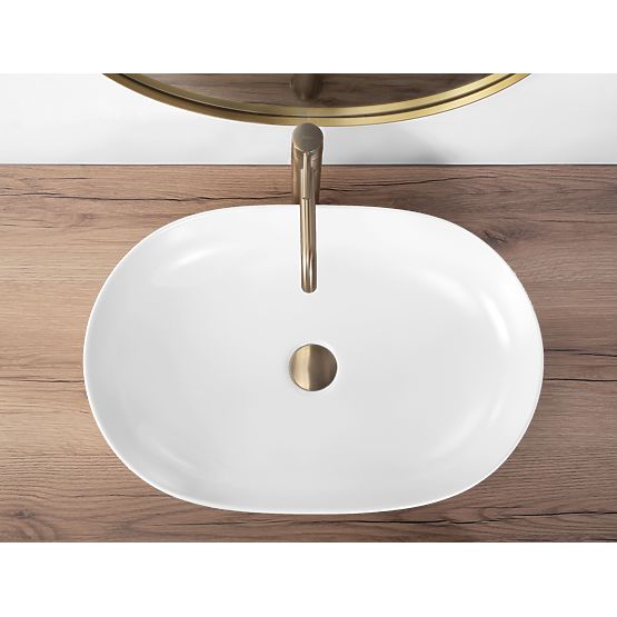 Timeless Washbasin Rea CLEO 61 WHITE MATT