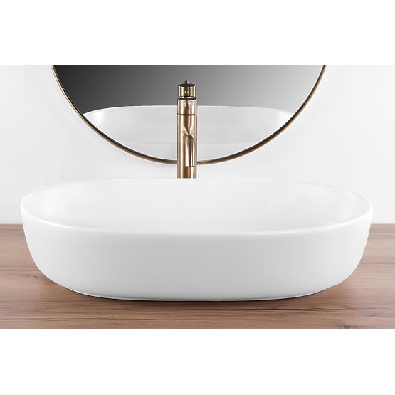 Timeless Washbasin Rea CLEO 61 WHITE MATT