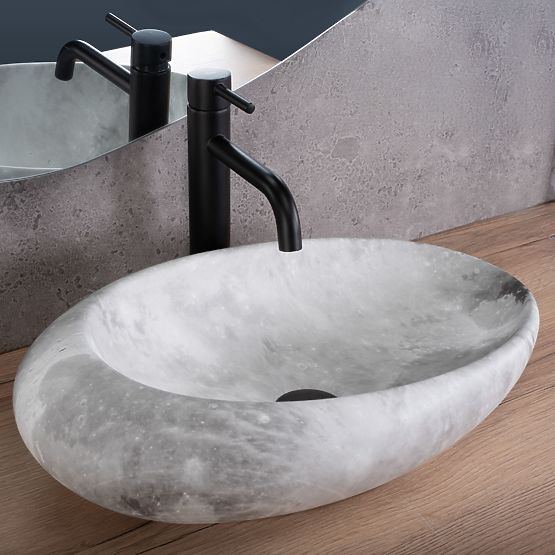 Timeless Washbasin Rea Roxy C Stone L.GREY