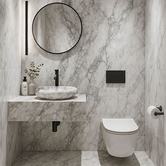 Timeless Washbasin Rea Roxy C Stone L.GREY