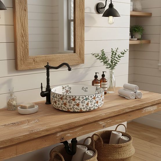 Timeless Washbasin Rea Stefania Fiori