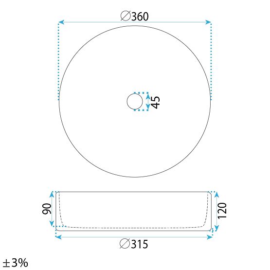 Timeless Washbasin Rea Stefania Fiori