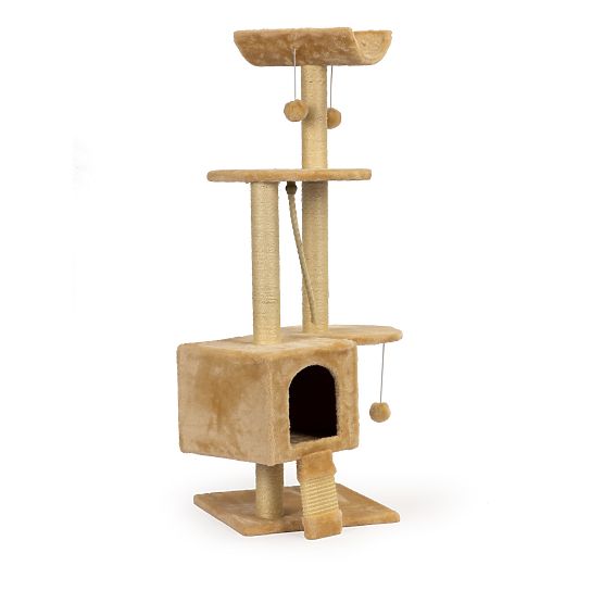 Tower cat scratching post and climbing frame