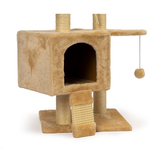 Tower cat scratching post and climbing frame